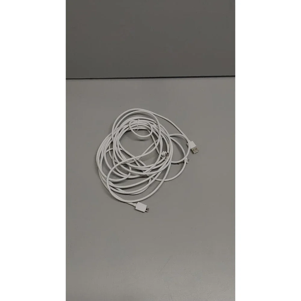 USB-A to Micro USB Power Cable for Ring Indoor Cam (2nd Gen) (White, 20FT)